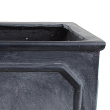 Enduraleaf Fiberglass Bordered Cube Planter