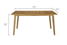 Royal Teak Admiral 40"x70" Rectangular Teak Outdoor Table