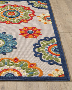 KAS Calla Suzani Indoor/Outdoor Rug