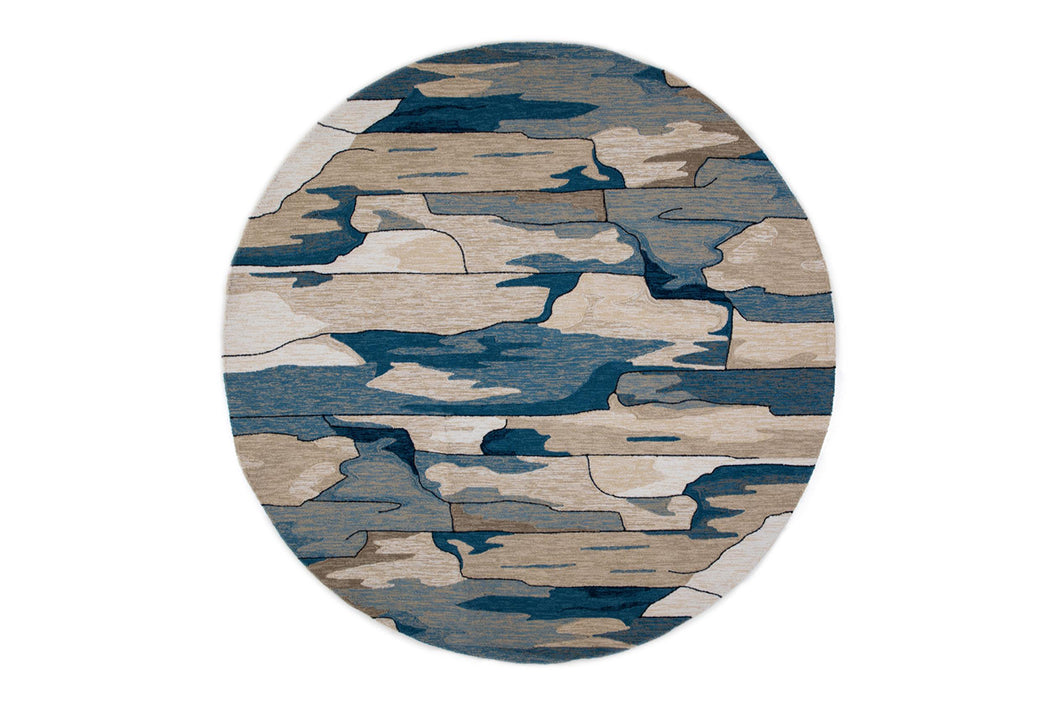 KAS Harbor Coast Round Indoor/Outdoor Rug