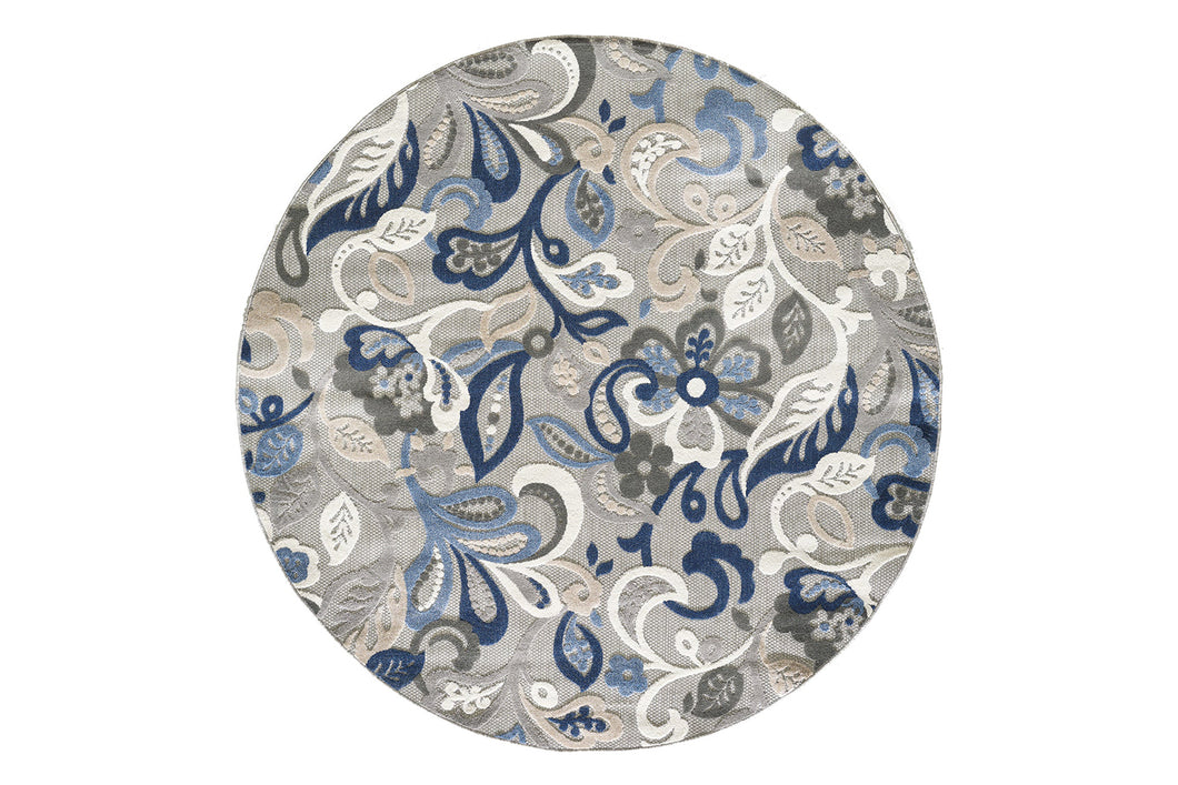 KAS Calla Leila Round Indoor/Outdoor Rug