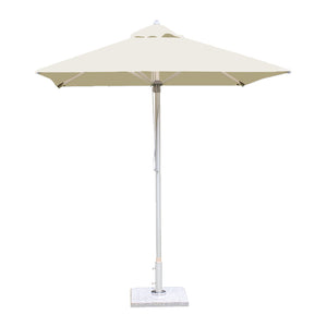 Bambrella 6.5' Square Santa Ana Aluminum Pulley Lift No Tilt Umbrella