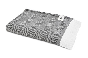 Sunbrella Herringbone Indoor/Outdoor Throw