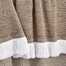 Sunbrella Herringbone Indoor/Outdoor Throw