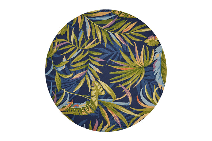 KAS Harbor Playa Round Indoor/Outdoor Rug