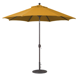 Galtech 737 9' Aluminum Outdoor Market Umbrella with Deluxe Auto Tilt